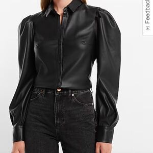 Leather shirt Express